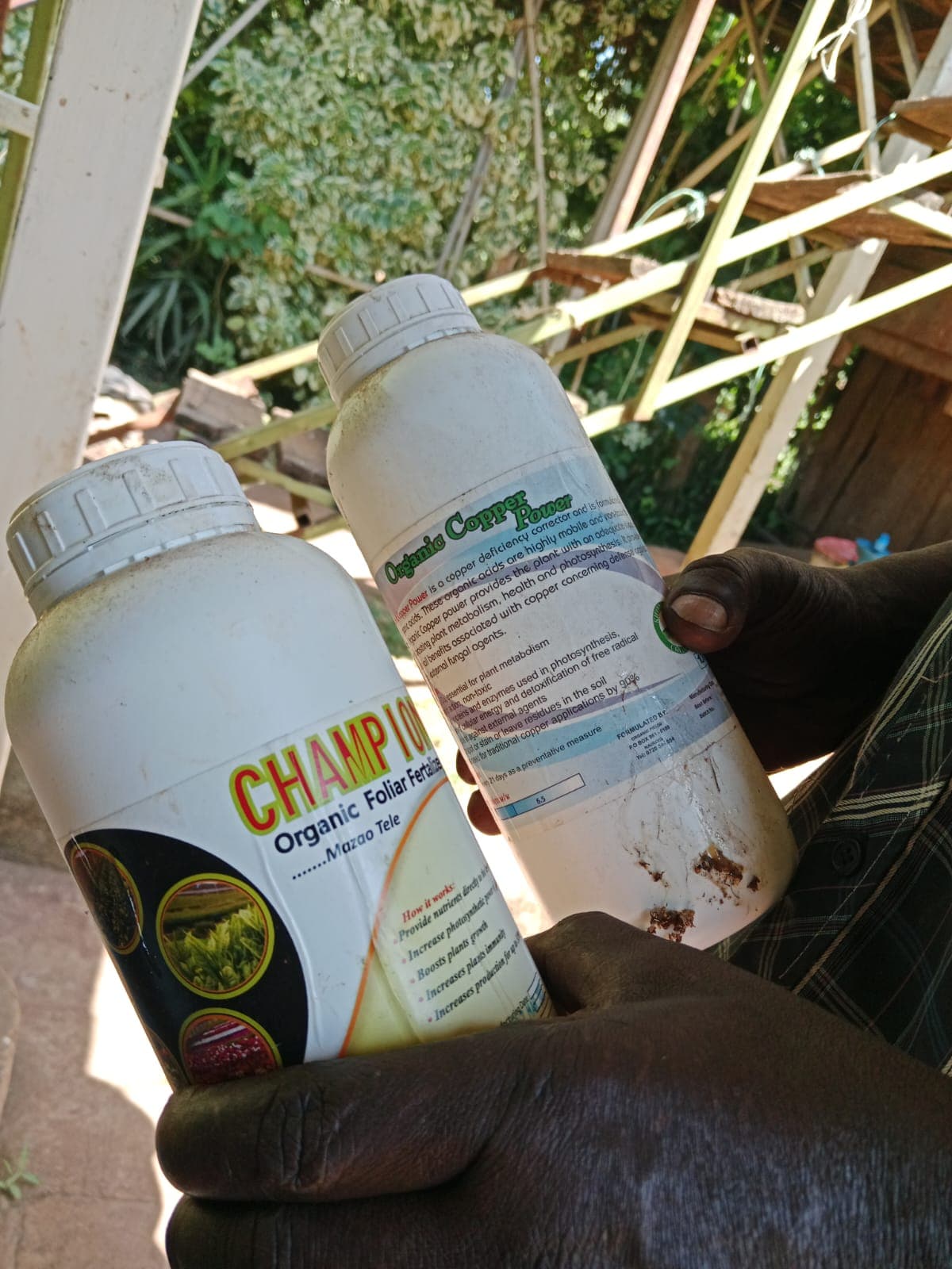 Nyeri: organic fertilizer and pesticide.